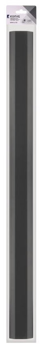 Canaleta para cables 75 cm x 6 cm Negro