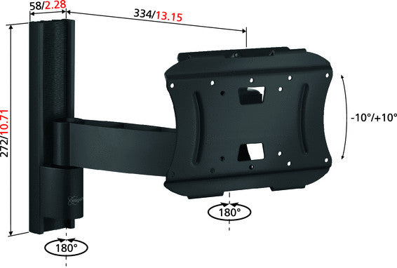Soporte de pared Vogels VFW 332 para LCD/Plasma