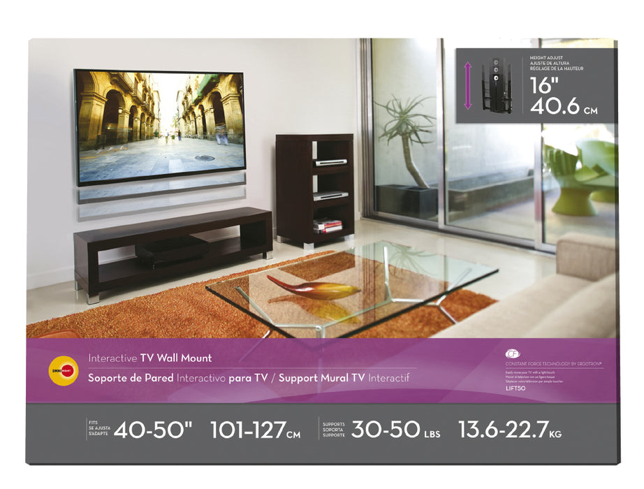 Soporte de pared interactivo 40-50"