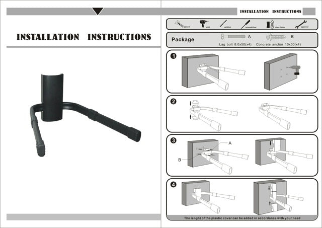 Soporte universal para audio/vídeo (máx. 25 kg)