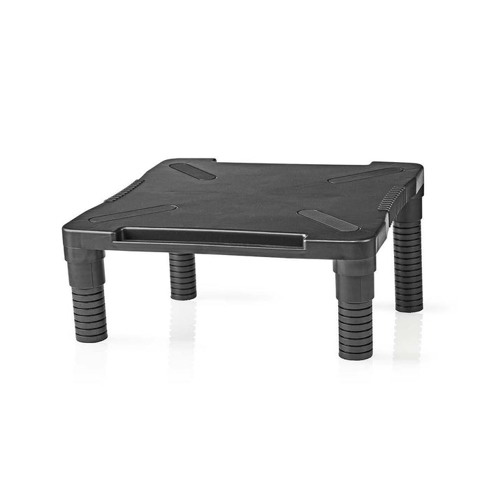 Ergonomische Monitor Stand | verstelbaar tot 18cm | Zwart