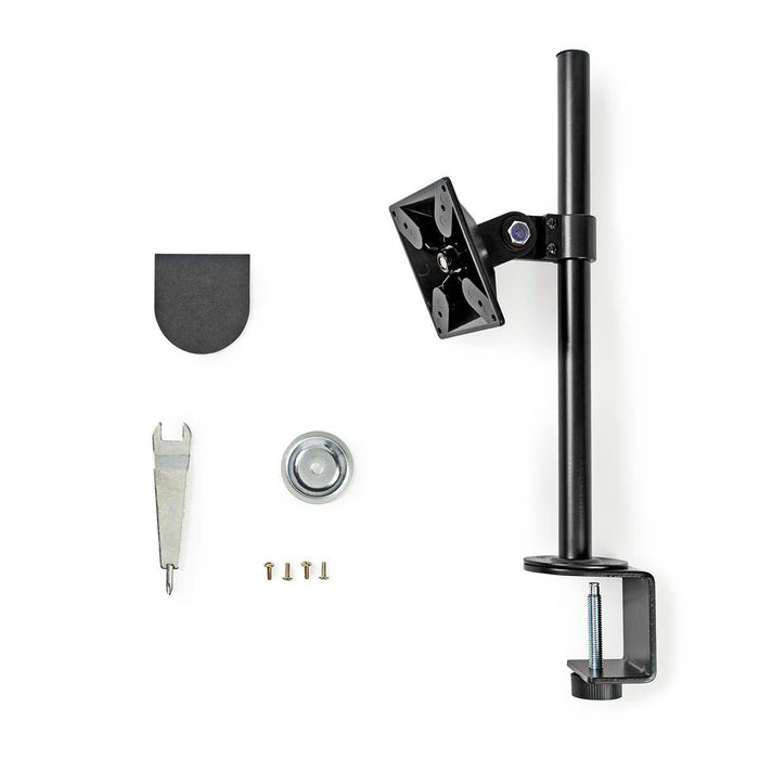 Ergonomische Monitorbeugel | Eén Monitor-Arm | Draai- en Kantelbaar | Zwart