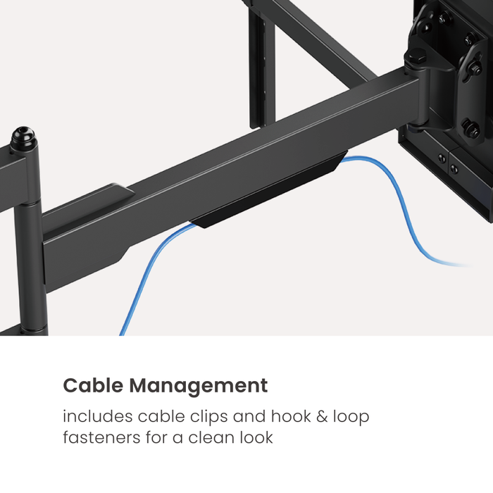 Soporte de Pared para TV Ultra Resistente hasta 140 pulgadas | Movimiento Completo | 125 kg | VESA 1200x900