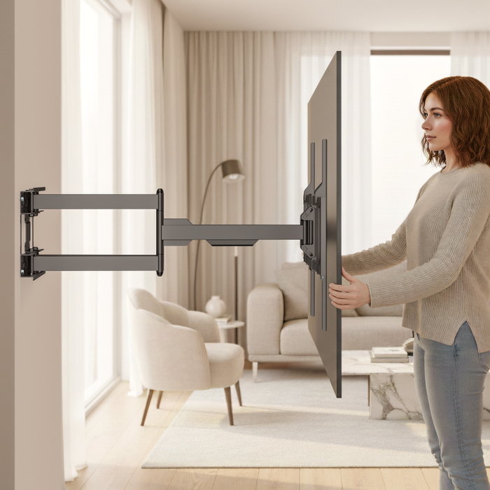 Soporte de Pared para TV Ultra Resistente hasta 140 pulgadas | Movimiento Completo | 125 kg | VESA 1200x900