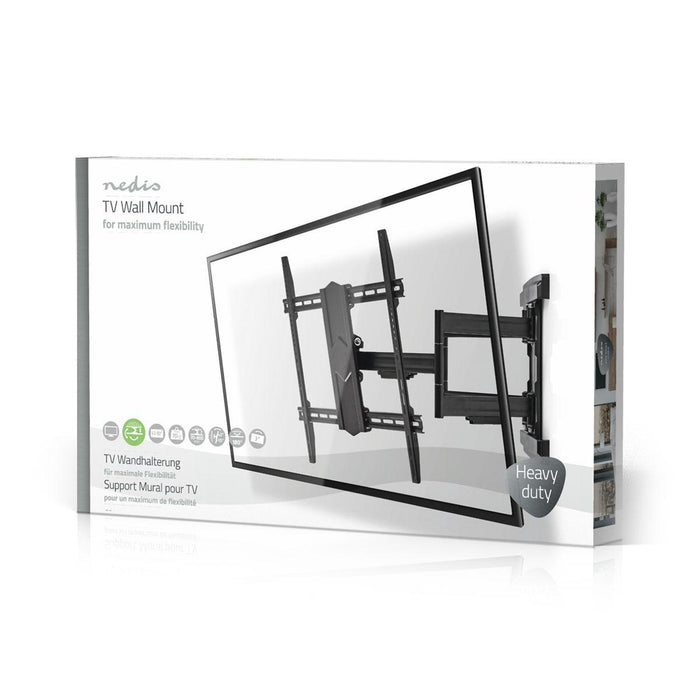 Soporte de pared para televisor de movimiento completo | 43 - 90" | Máx. 70 kg | 6 puntos de bisagra