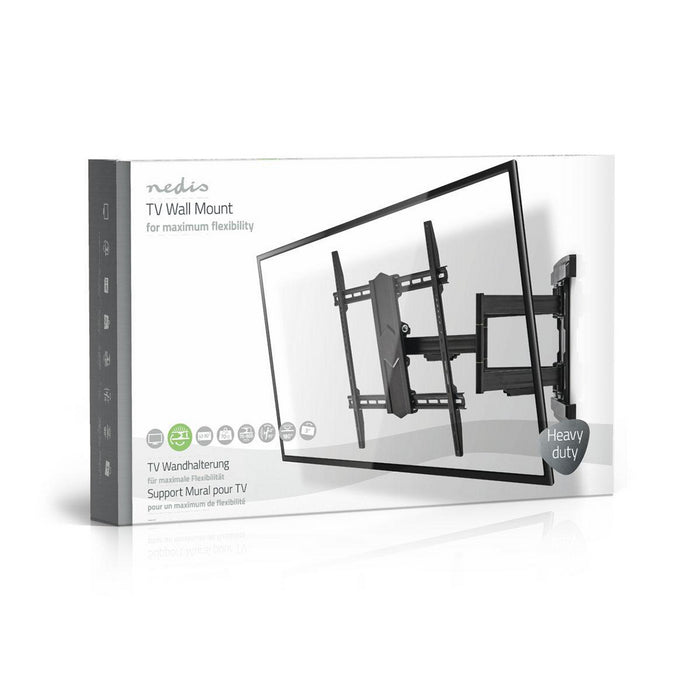 Soporte de pared para televisor de movimiento completo | 43 - 90" | Máx. 70 kg | 6 puntos de bisagra