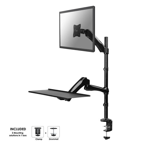 Soporte de escritorio Neomounts FPMA-D500KEYB para lugar de trabajo