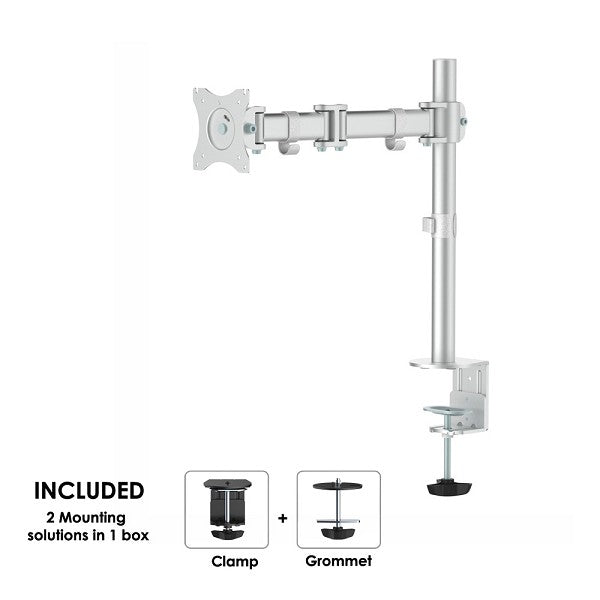 Neomounts NM-D135 plata Soporte de escritorio 1 pantalla