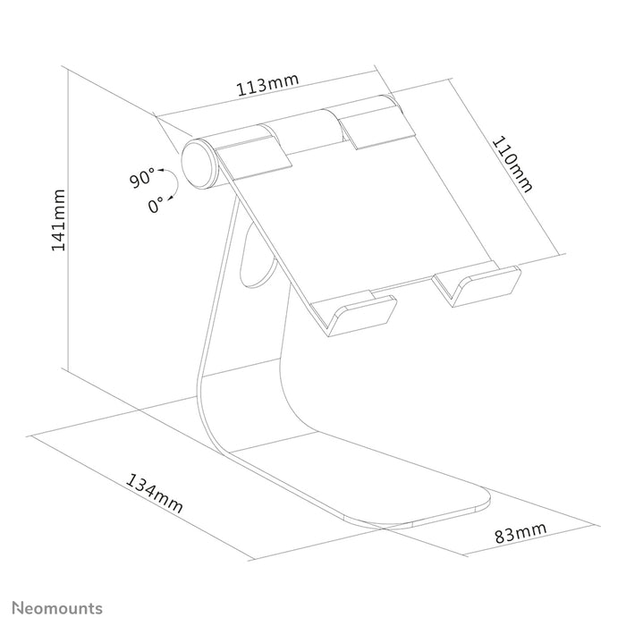 Soporte universal para tableta Neomounts - Plateado