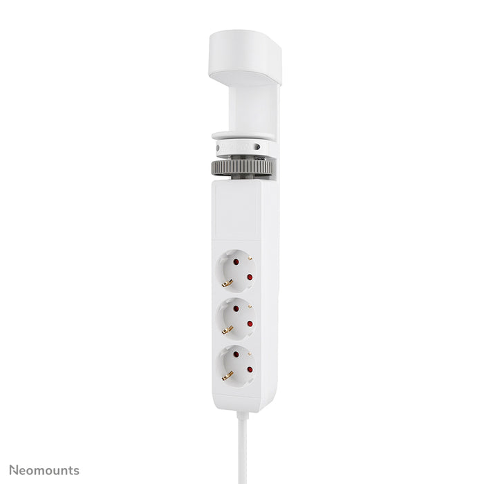 Neomounts DS22-840WH6 Bureaucontactdoos met klem en USB-C en USB-A poorten - Quick-charge – productaanzicht