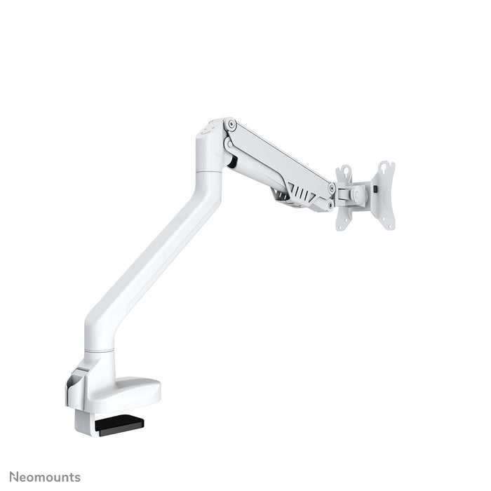 Neomounts FPMA-D750 wit is een bureausteun met gasveer voor flat screens t/m 32 inch (81 cm).