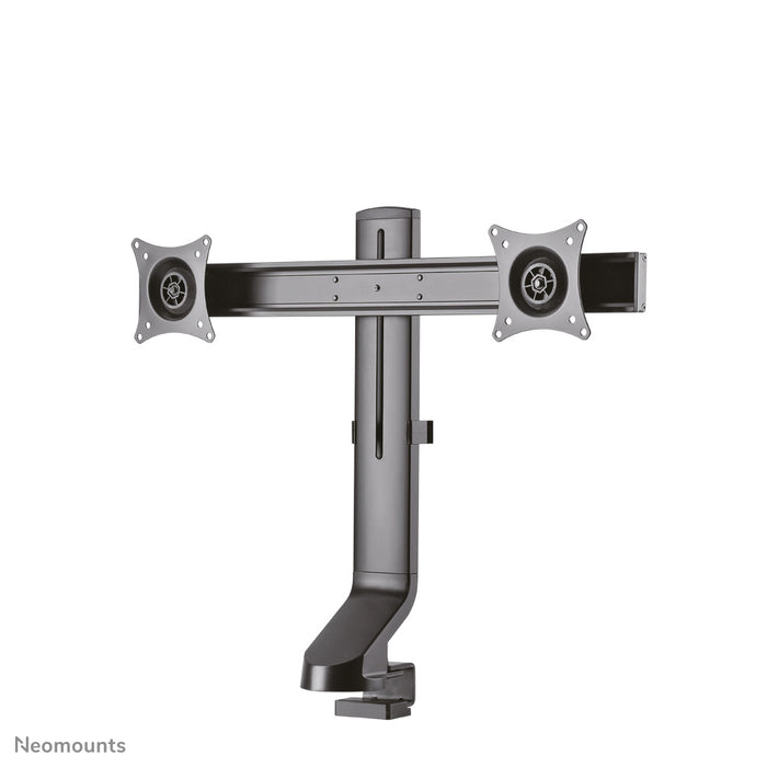 Neomounts FPMA-D860D negro es un soporte de escritorio para dos pantallas planas de hasta 27 pulgadas (69 cm).