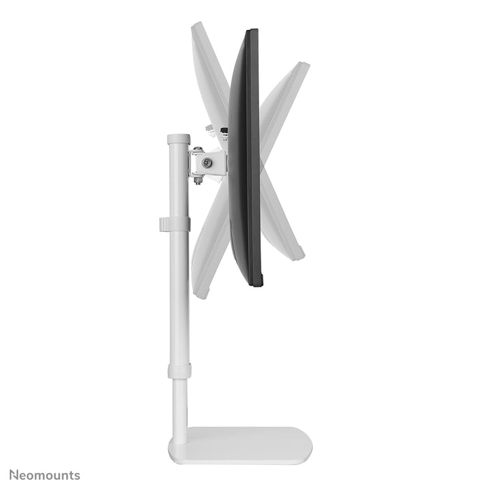 Neomounts FPMA-D890 blanco es un soporte de escritorio para pantallas planas de hasta 30 pulgadas (76 cm).
