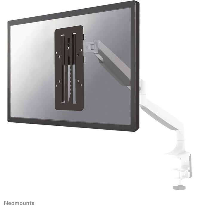 Neomounts FPMA-LIFT100 negro es un adaptador que permite el ajuste escalonado de altura en soportes VESA 75/100.