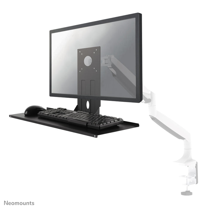 Neomounts KEYB-V200black is een toetsenbord- en muishouder.