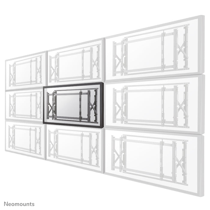 Neomounts LED-VW1750 negro es un soporte de pared plano para muro de video para pantallas de hasta 55 pulgadas (140 cm).