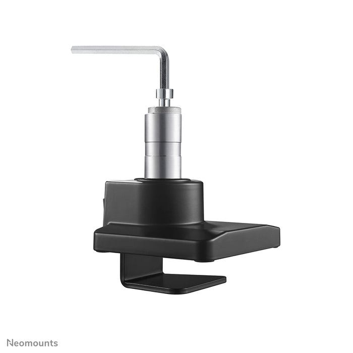 Neomounts NM-D775 zwartPLUS es un soporte de escritorio con resorte de gas para monitores curvos de hasta 49 pulgadas (124 cm) - Negro