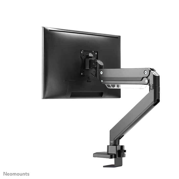 Neomounts NM-D775black es un soporte de escritorio con resorte de gas para pantallas planas de hasta 32 pulgadas (81 cm) - Negro