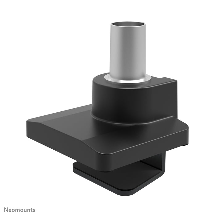 Neomounts NM-D775DX negro es un soporte de escritorio con resorte de gas, barra transversal y palanca para pantallas planas de hasta 32 pulgadas (81 cm).