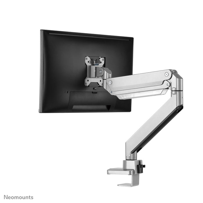 Neomounts NM-D775 plata es un soporte de escritorio con resorte de gas para pantallas planas hasta 32 pulgadas (81 cm) - Plata