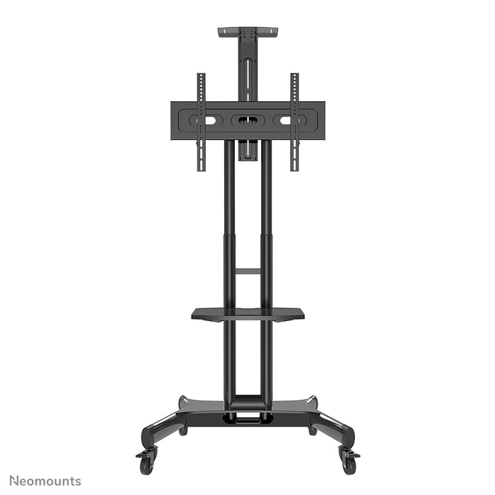 Neomounts NM-M1700 negro es un mueble móvil para pantallas planas de hasta 75 pulgadas (191 cm). Incluye plataforma para portátil - Negro