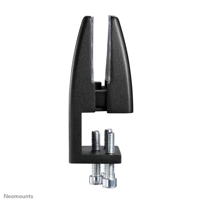 Juego de abrazaderas para escritorio Neomounts 8-25 mm - Negro