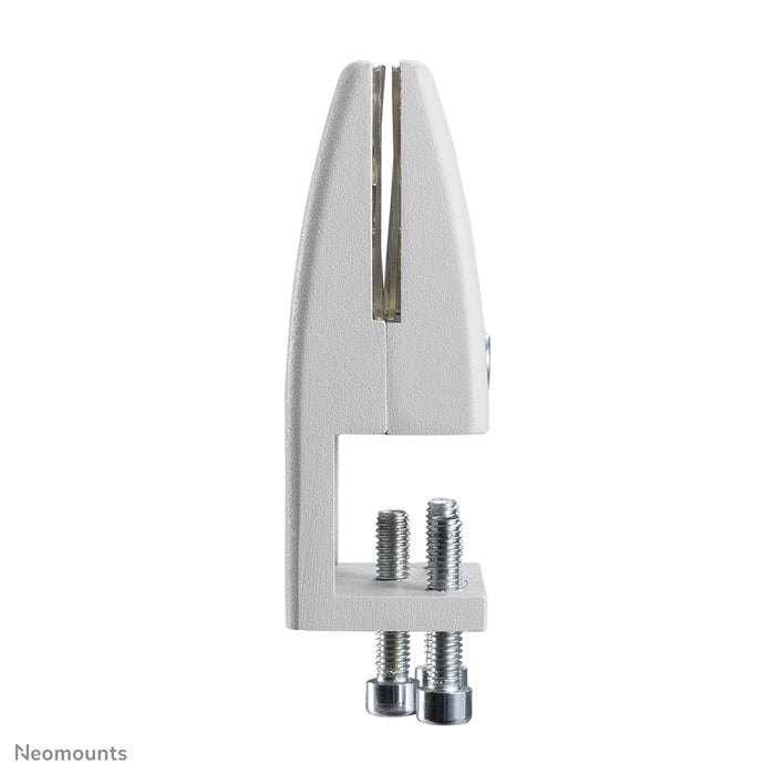 Juego de abrazaderas de escritorio Neomounts 8-25 mm - Blanco