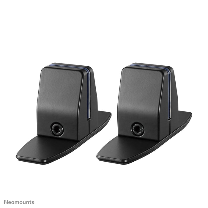 Juego de abrazaderas para escritorio Neomounts con base para mesa - Negro