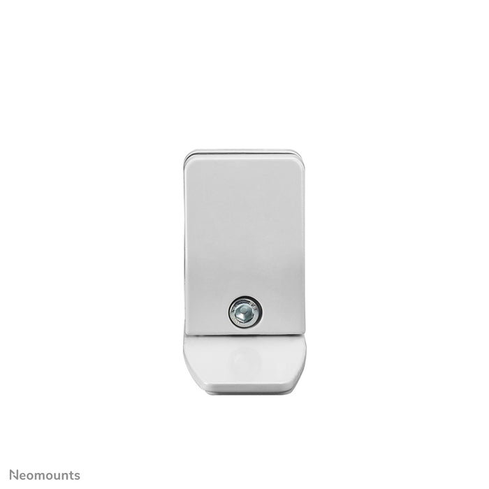 Juego de abrazaderas para escritorio Neomounts con base para mesa - Blanco