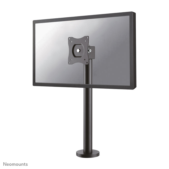Neomounts NS-DPOS100 negro es un soporte de escritorio con 1 punto giratorio para pantallas planas de hasta 32 pulgadas.