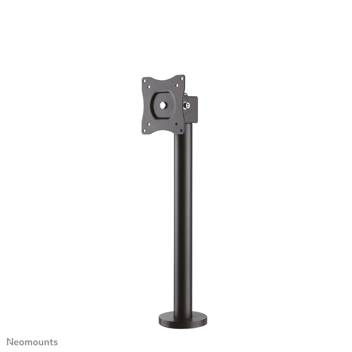 Neomounts NS-DPOS100 negro es un soporte de escritorio con 1 punto giratorio para pantallas planas de hasta 32 pulgadas.