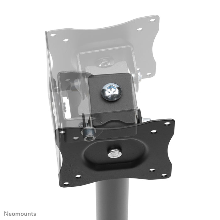 Neomounts NS-DPOS100 negro es un soporte de escritorio con 1 punto giratorio para pantallas planas de hasta 32 pulgadas.