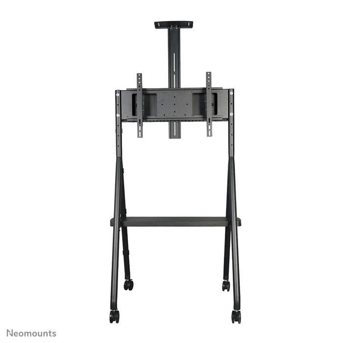 Neomounts NS-M1500black es un mueble móvil para pantallas planas de hasta 65 pulgadas (165 cm). Incluye plataforma para portátil - Negro