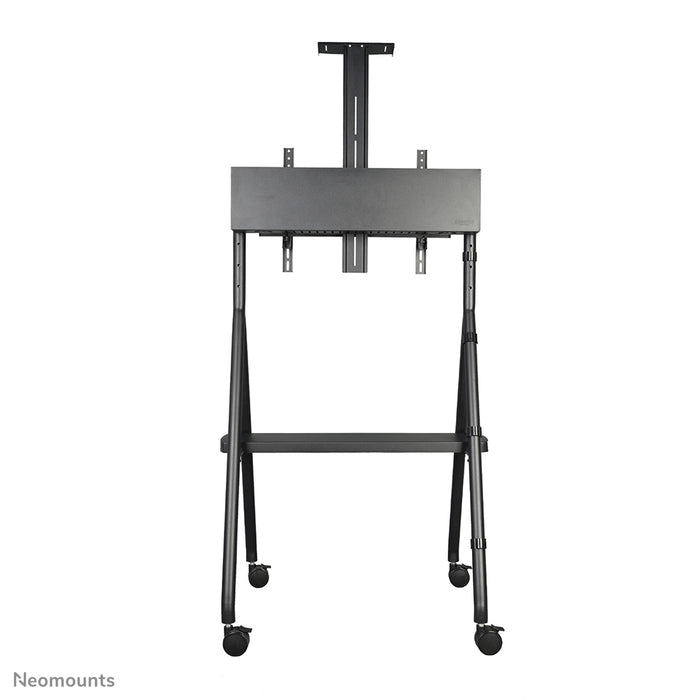 Neomounts NS-M1500black es un mueble móvil para pantallas planas de hasta 65 pulgadas (165 cm). Incluye plataforma para portátil - Negro