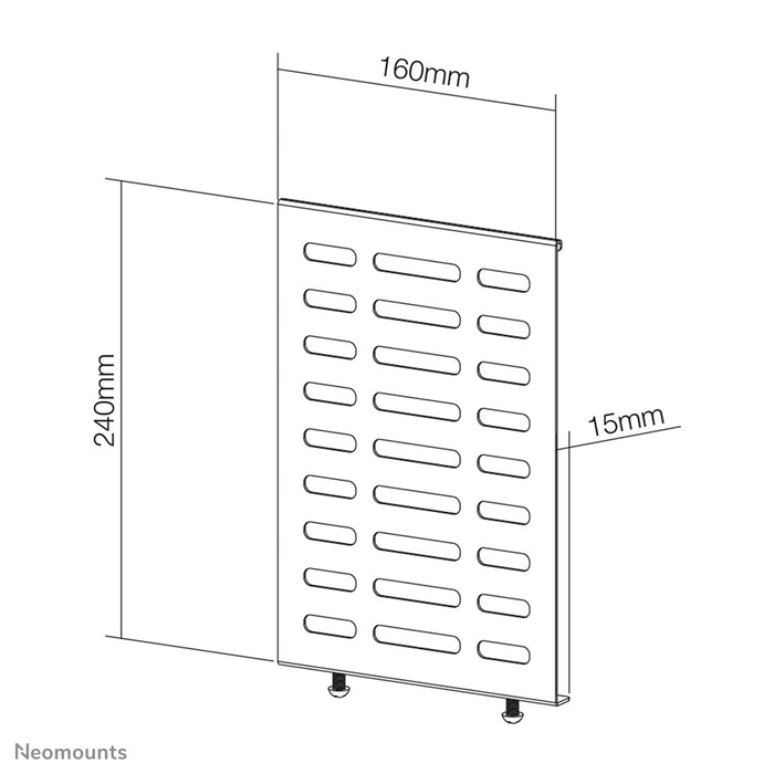 Neomounts NS-MBTC100 soporte negro para cliente delgado de CPU