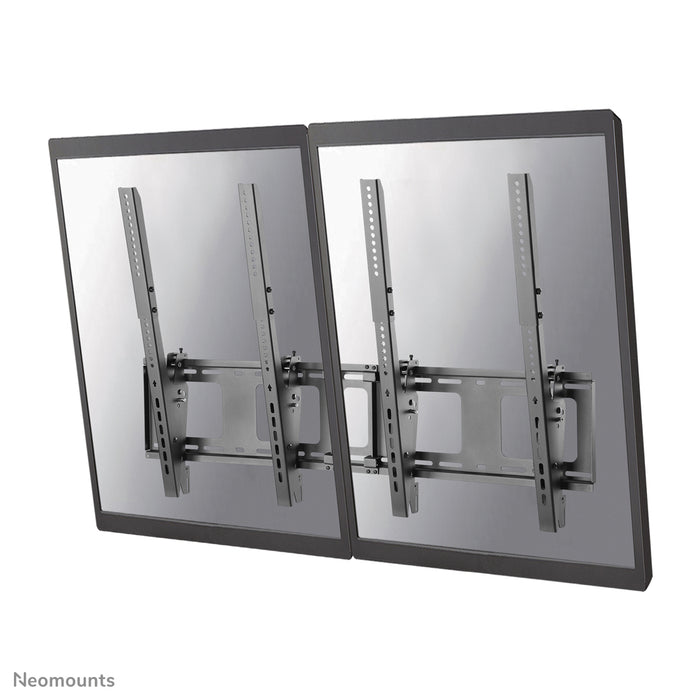 Neomounts NS-WMB200P negro es un soporte de pared para tablero de menú para la instalación vertical de pantallas de hasta 52 pulgadas (132 cm).
