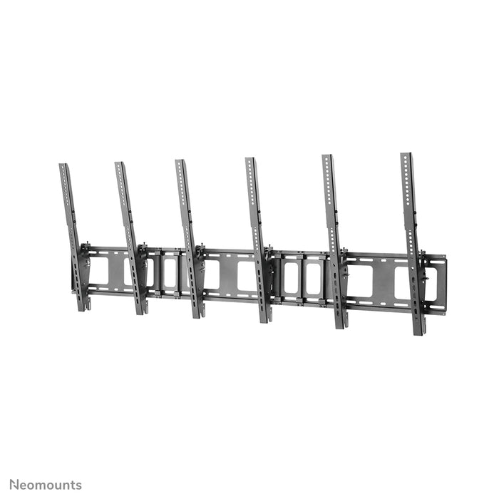 Neomounts NS-WMB300P negro es un soporte de pared para tablero de menú para la instalación vertical de pantallas de hasta 52 pulgadas (132 cm).