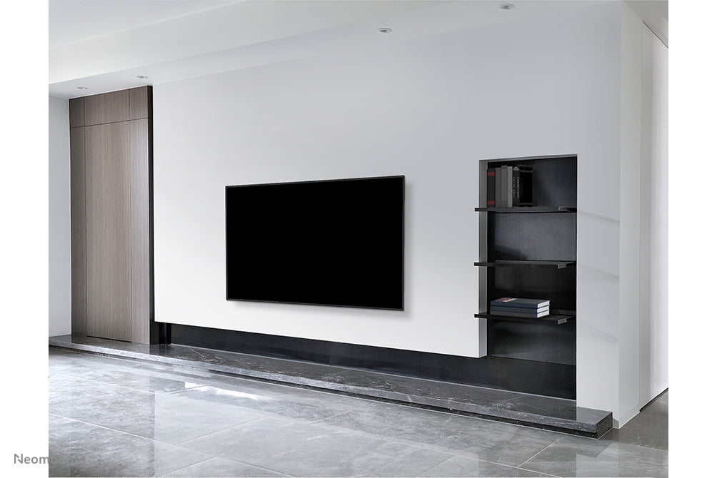 Neomounts WL30-550BL16 soporte plano de pared para pantallas de 40-75 pulgadas - Negro