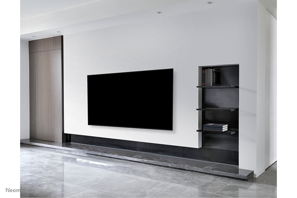 Neomounts WL30-550BL18 soporte plano de pared para pantallas de 43-86 pulgadas - Negro