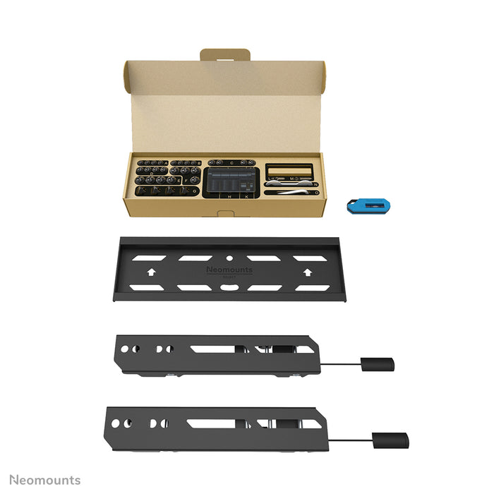 Neomounts WL30S-850BL12 soporte plano de pared para pantallas de 24-55 pulgadas - Negro