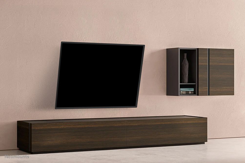Soporte de pared inclinable Neomounts WL35-550BL14 para pantallas de 32-65 pulgadas - Negro