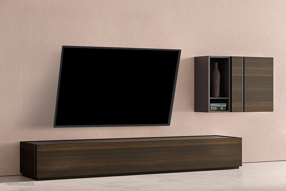 Soporte de pared inclinable Neomounts WL35-550BL18 para pantallas de 43-86 pulgadas - Negro