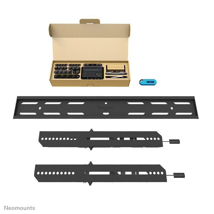 Neomounts WL35S-850BL16 kantelbare wandsteun voor 40-82 inch schermen - Zwart