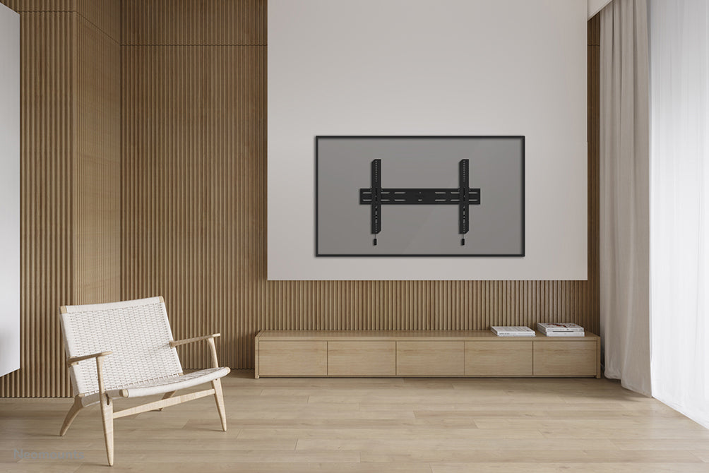 Neomounts WL35S-850BL16 kantelbare wandsteun voor 40-82 inch schermen - Zwart