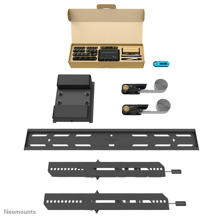 Neomounts WL35S-910BL16 soporte de columna inclinable para pantallas de 40-75 pulgadas - Negro