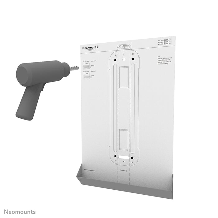 Neomounts WL40S-850BL16 full motion wandsteun voor 40-70 inch schermen - Zwart