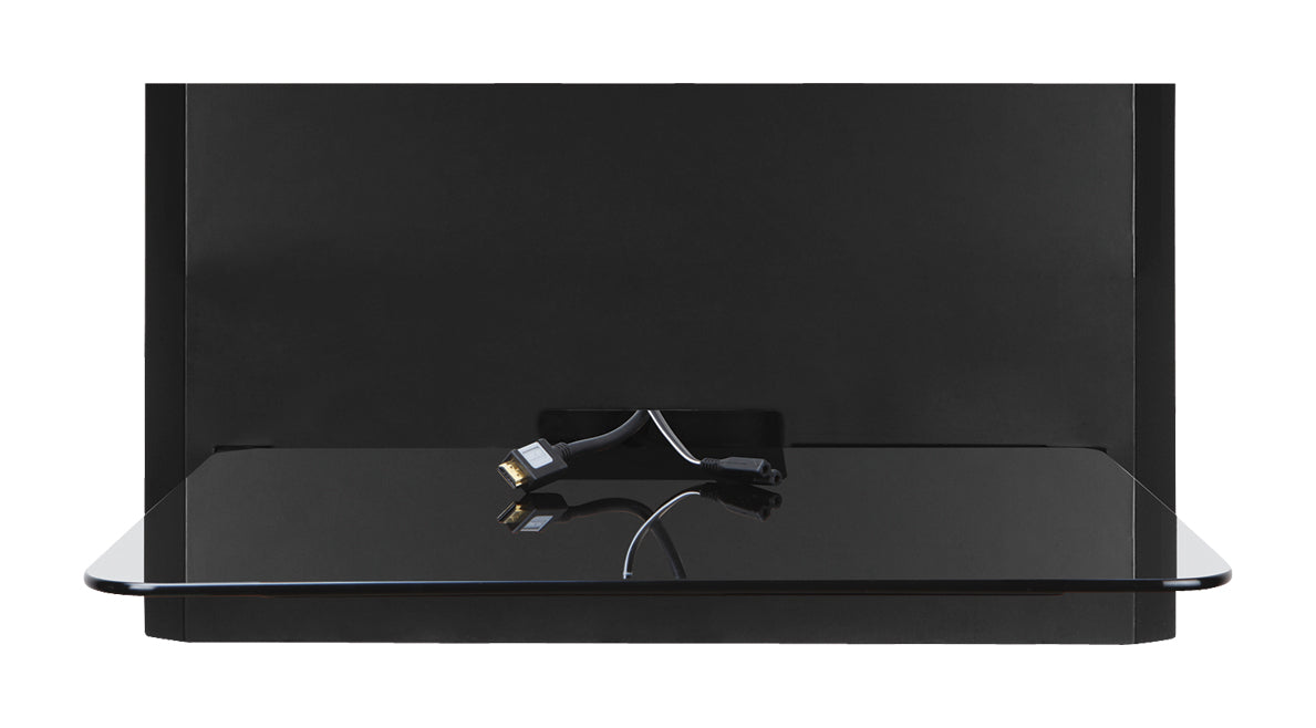 Plataforma mural para audio y video con sistema de gestión de cables