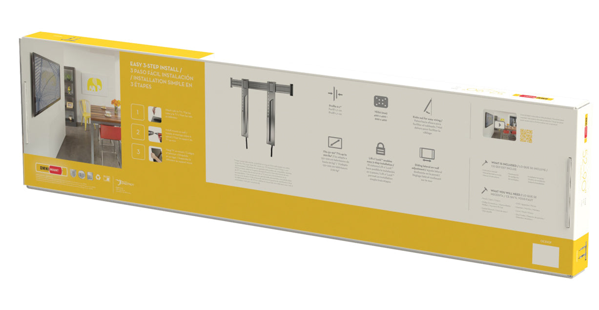 Soporte amplio para televisor 52-90"