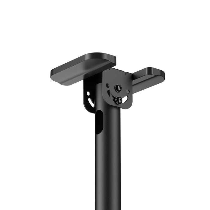 Soporte de techo resistente ajustable en altura de 50 a 100 pulgadas y capacidad de carga de 80 kg