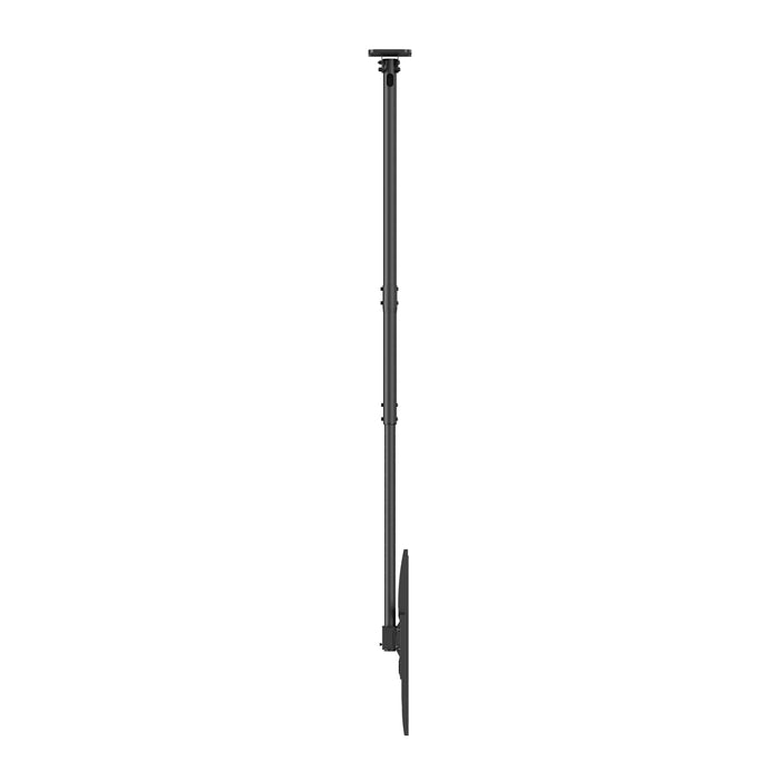 Soporte de techo resistente ajustable en altura de 50 a 100 pulgadas y capacidad de carga de 80 kg